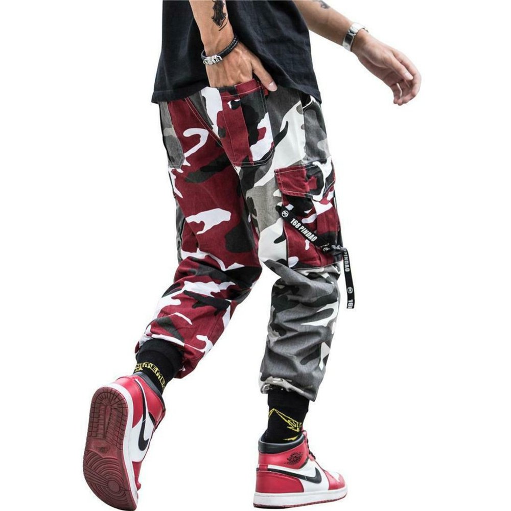 Camouflage Urban Army Combat Tactical Joggers Stre - Picture 9 of 14
